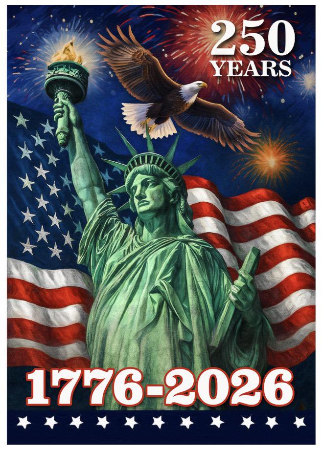 America 250 Garden Flag